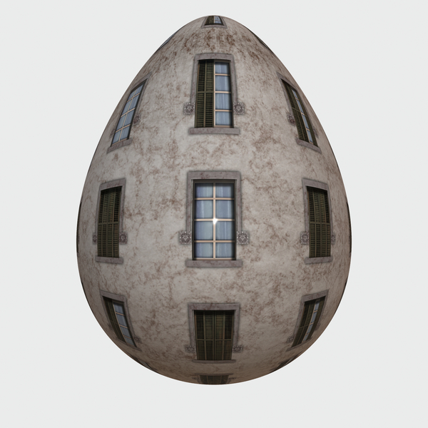 Egg House 1: A graphic building on an egg shape. You may prefer:  http://www.rgbstock.com/photo/o8ZhkCk/Old+Building+2  or:  http://www.rgbstock.com/photo/2dyWqc5/House+1