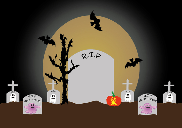 Halloween grave yard 1