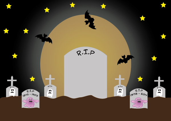 Halloween grave yard 3
