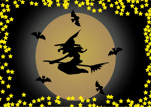 Halloween Scene Witch 5A
