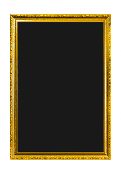 Blackboard: Blackboard in Gold Frame