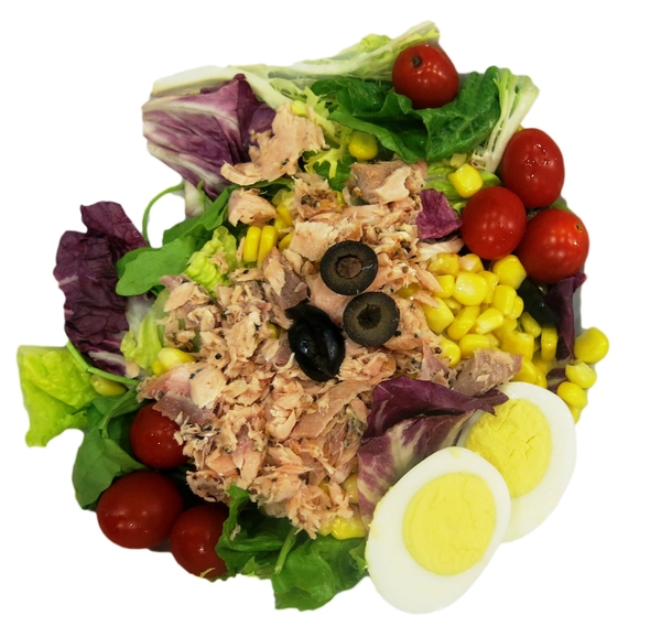 healthy fish salad