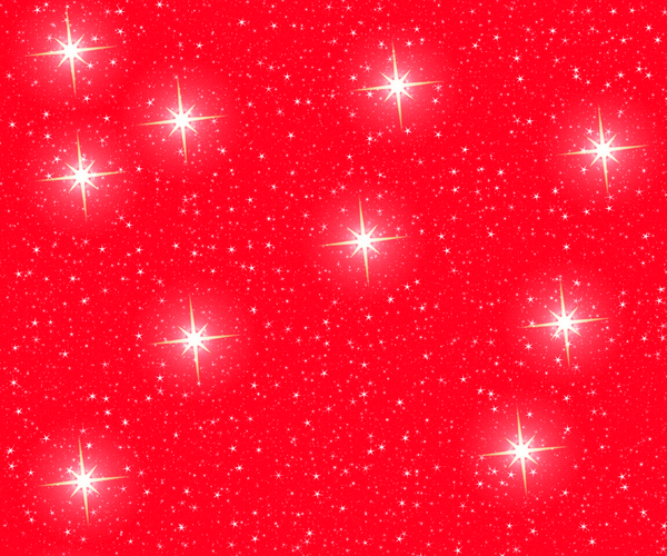 Christmas Stars on Red 1