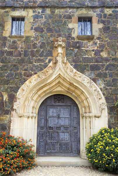 Ornate door and arch