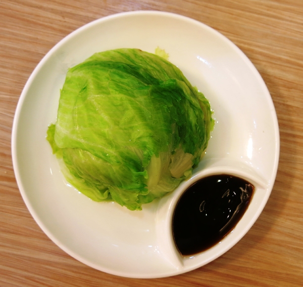 lettuce and sauce