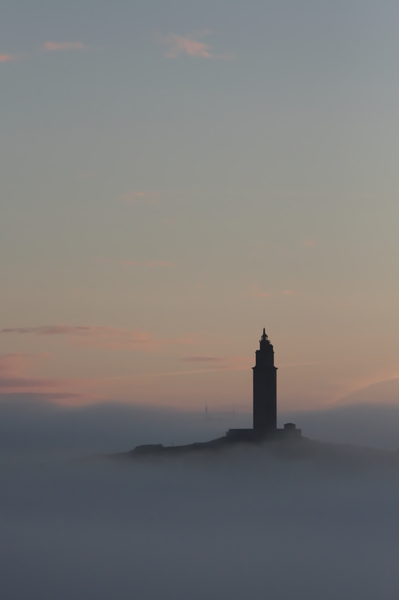 The tower over the fog