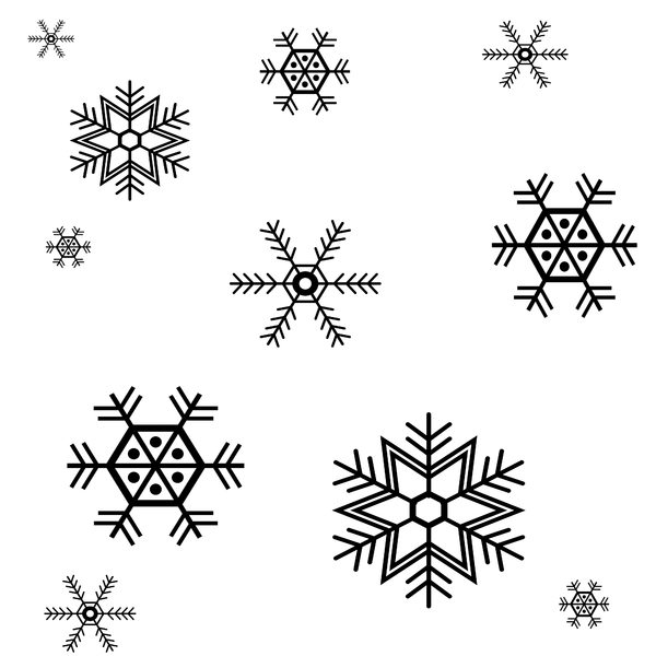 Snowflake wzór tła 3: 