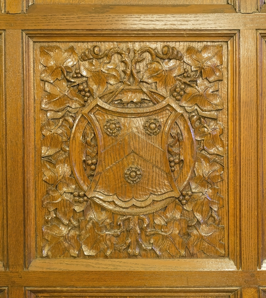 Carved wooden panel