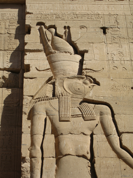 Horus at philae Temple