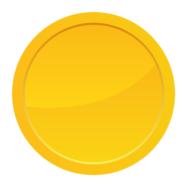 Golden Coin: A single golden coin.