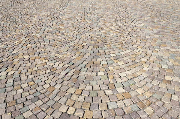 Block paving texture