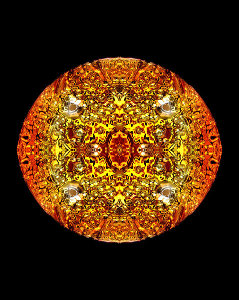 ancient golden sun disc