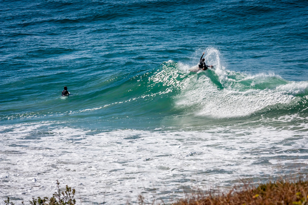 Surfing the break: Surfing Lennox Head NSW Australia