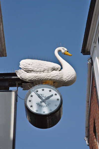 Swan clock