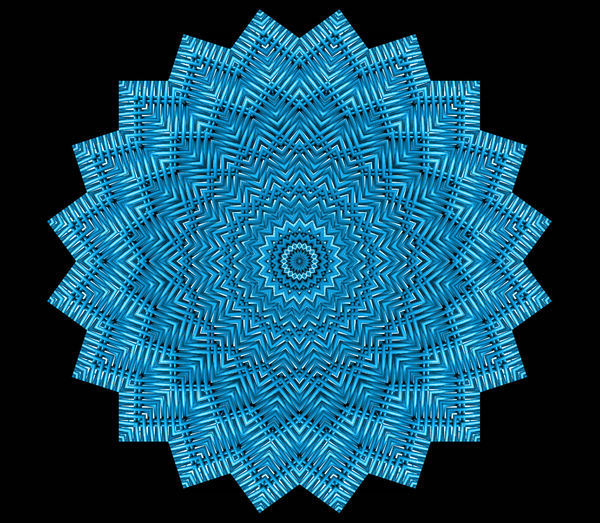 kaleido-star weave - blue1b