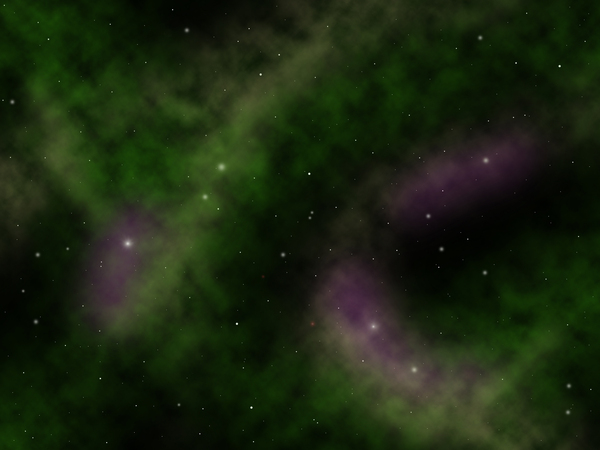Stars and nebulae graphic