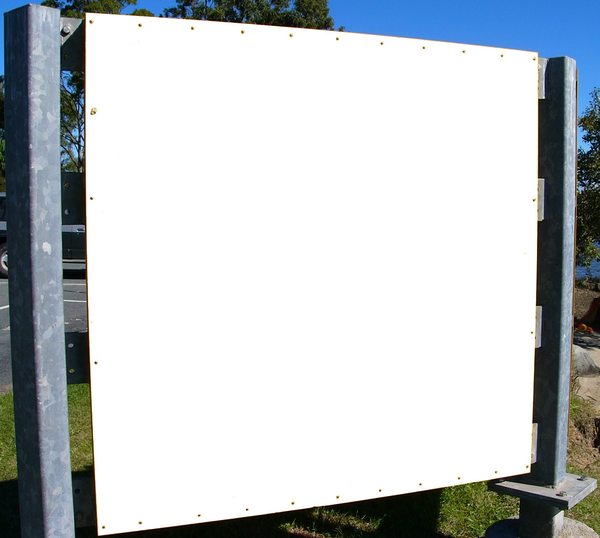 Blank Sign 2
