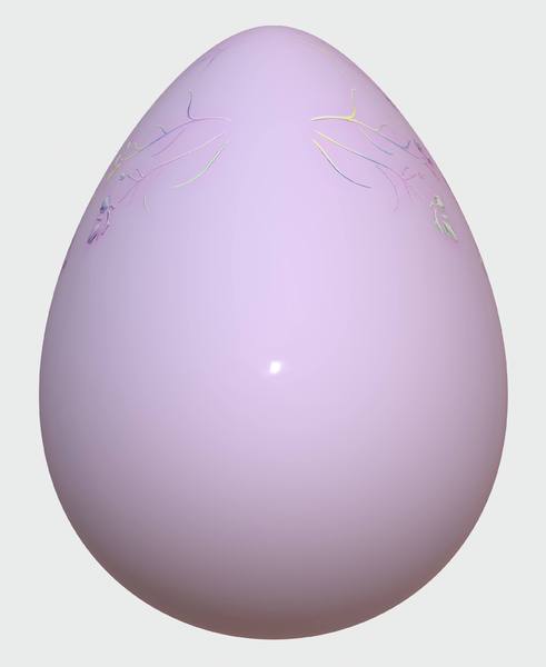 Pink Easter Egg 1
