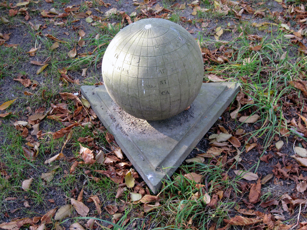 Stone globe