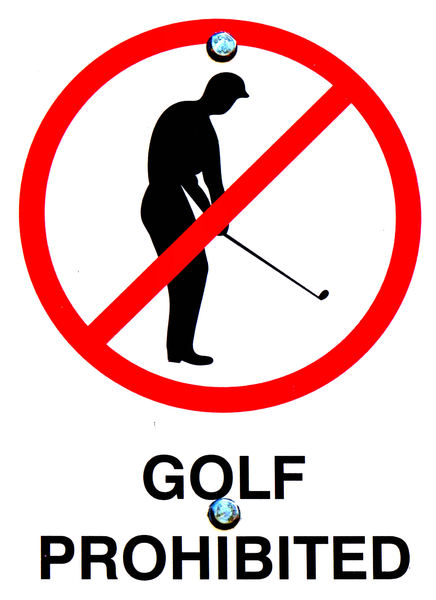 no golf