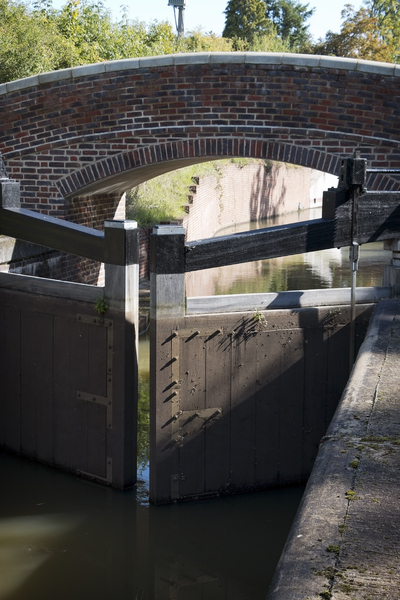 Canal lock and bridge