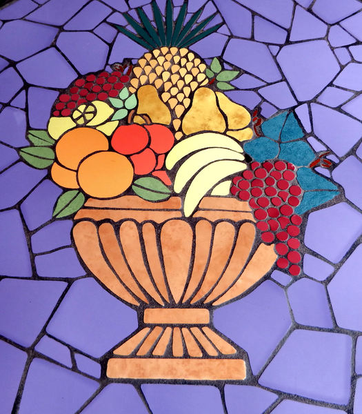 garden mosaic table top2