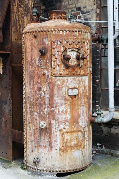 Grungy old boiler