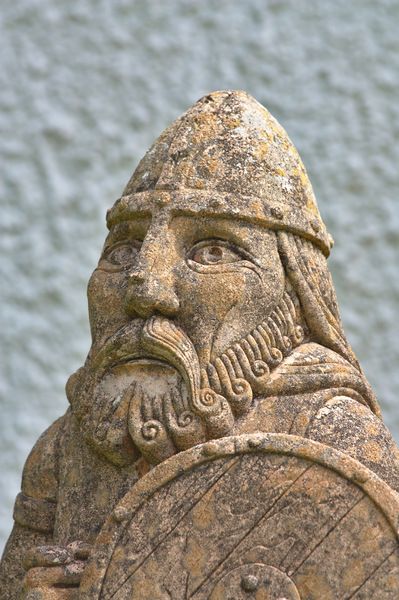 Viking warrior statue