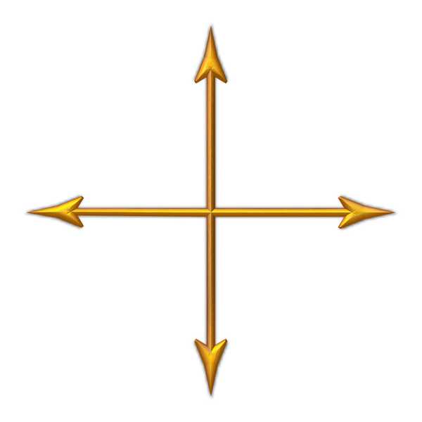 Compass Arrow Points 3