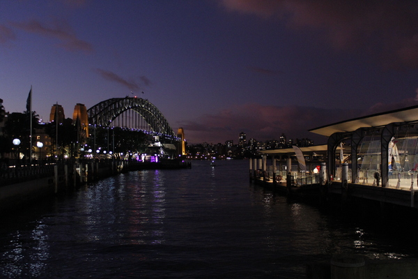 Sydney Harbour Bridge evening