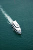 Cruiser: A luxury cruiser passing under our cableway in Singapore.NB: Credit to read 