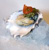 Oyster 2: A raw oyster with some sauceNB: Credit to read 