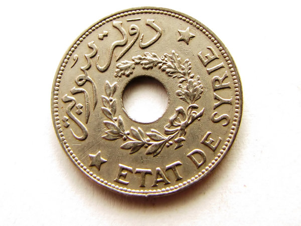 coin: Syria - 1935 piastre