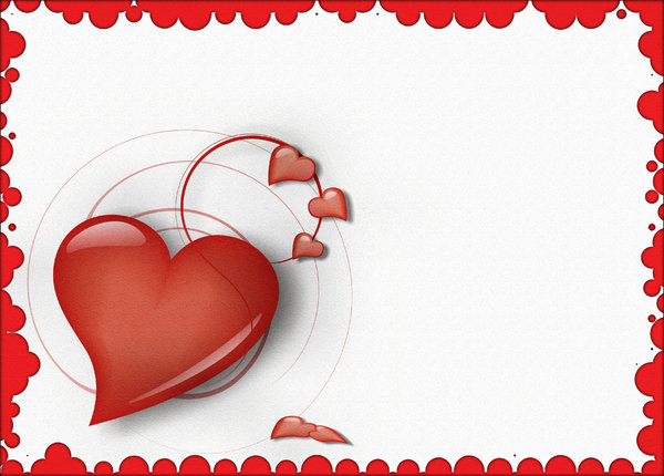 Valentine's Day Card: For scrapbook vector art