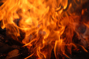 Fire: Closeup of fire