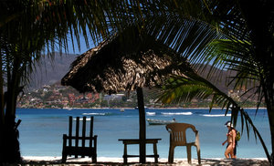 Stühle am Strand Ufer: 