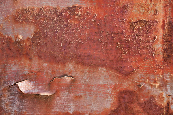 Rusty Texture: Closeup of rusty metallic texture