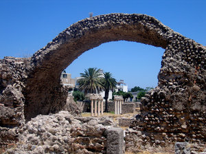 Kos arch: Ruins on Kos, Greece.