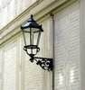 old wrought-iron street lamp: old wrought-iron street lamp