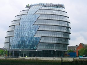 glass building london cityhall: glass building - London City Hall