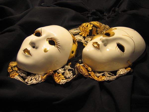 máscaras venecianas: 
