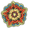 Star: Colorful Hand Drawn Star Graphic.Please visit my stockxpert gallery:http://www.stockxpert.com ..
