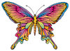 Butterfly: A colorful illustration of a butterfly. Visit me at Dreamstime: 
https://www.dreamstime.com/billyruth03_info