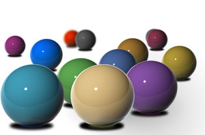 Balls with a Concept 3: 3D balls in arrangement to depict  multiple concepts like:FAMILY,FRIENDS,TEAM/CROWD