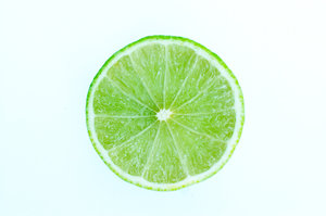Slice of lime.: A slice of a lime which can be used with a cocktail ...