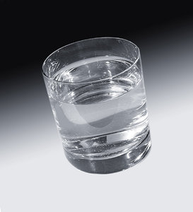 Glas Wasser: 