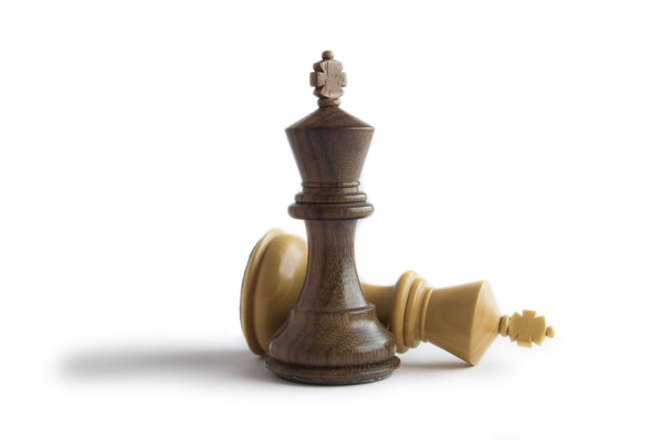 Chess Kings: Two kings from a chess set