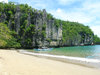 Beach: A beach in Palawan, Southwest of the Philippines.