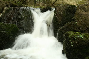 water falls: the river levens small water fall, slow shutter speed to blur the water!