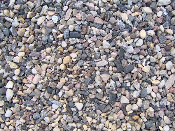 Gravel: A nice shot of gravel with hardly any shadows. 